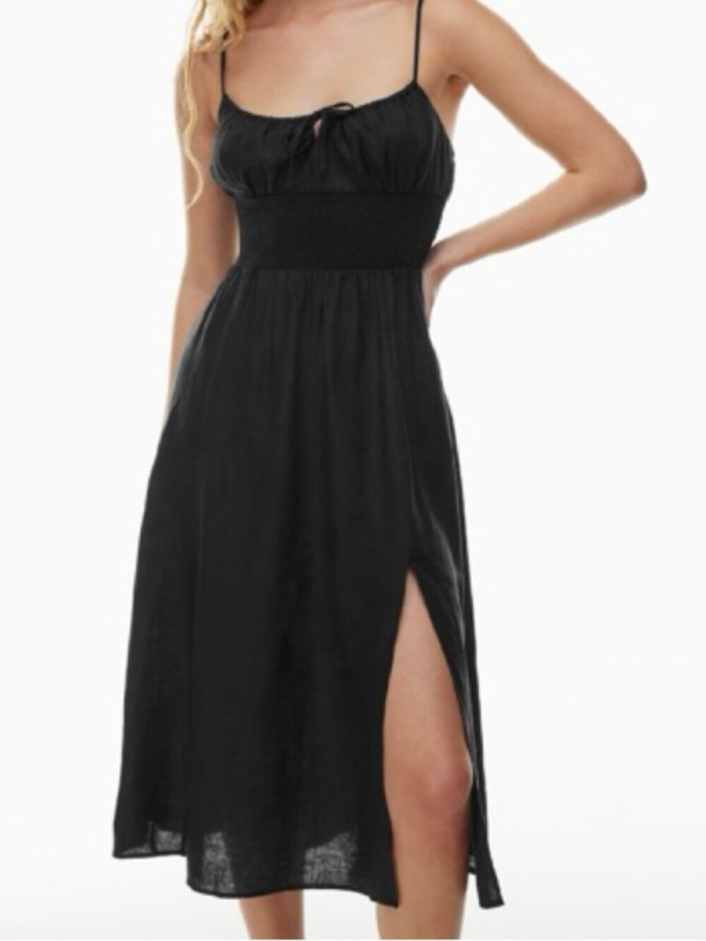 Wilfred GENOA LINEN DRESS | L | Black